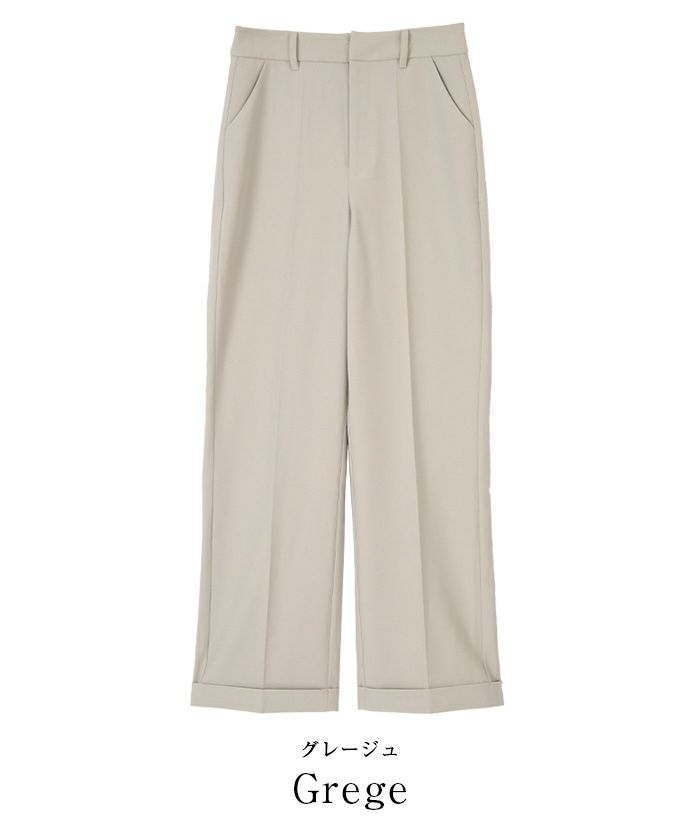 裾ダブルセンタープレスパンツ | ur's(ユアーズ) 裾ダブルセンタープレスパンツ | ur's(ユアーズ)