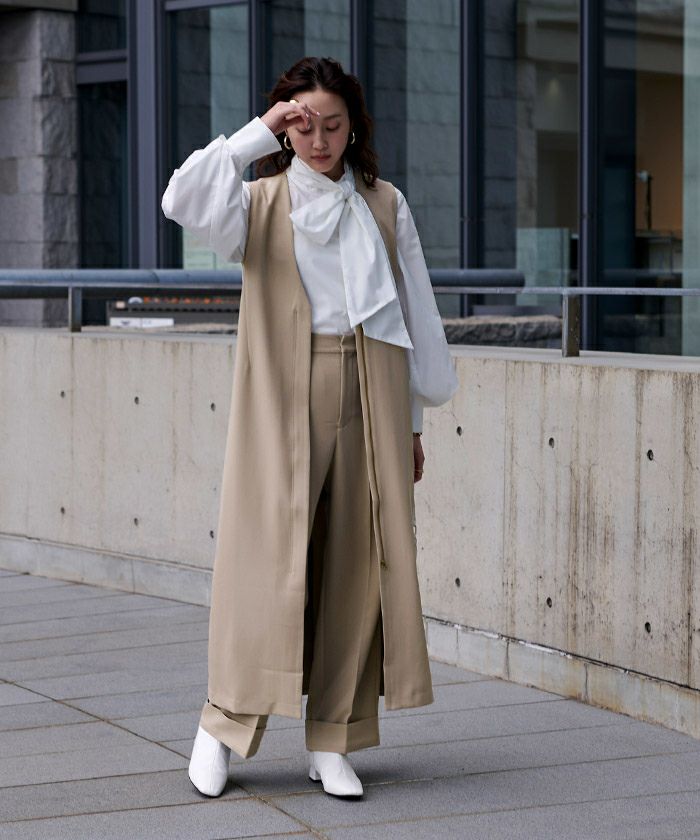 あみ　Sサイズ ヘムダブルワイドパンツ | ur's（ユアーズ）