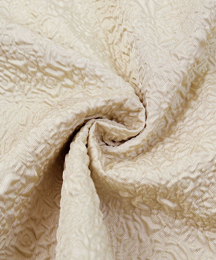 ふくれジャガードクルーネックペプラムプルオーバー | ur's（ユアーズ）