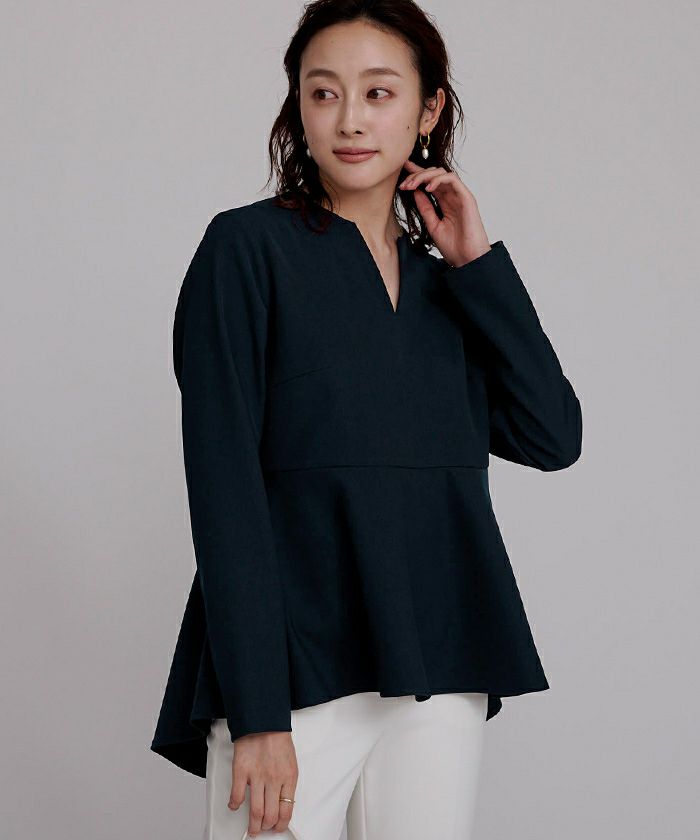 キーネックペプラムトップス | ur 