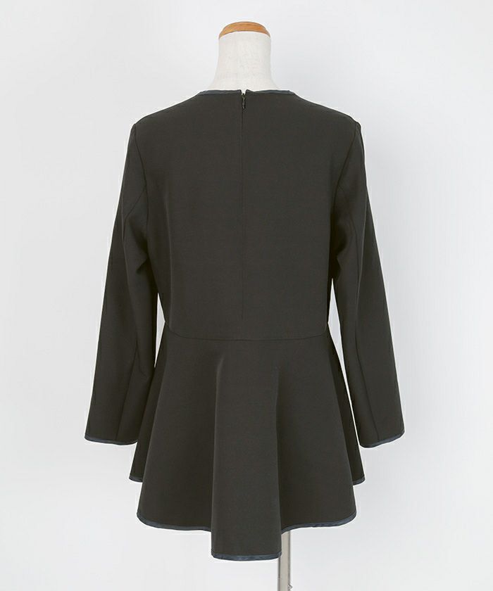 パイピングペプラムトップス | ur's（ユアーズ）