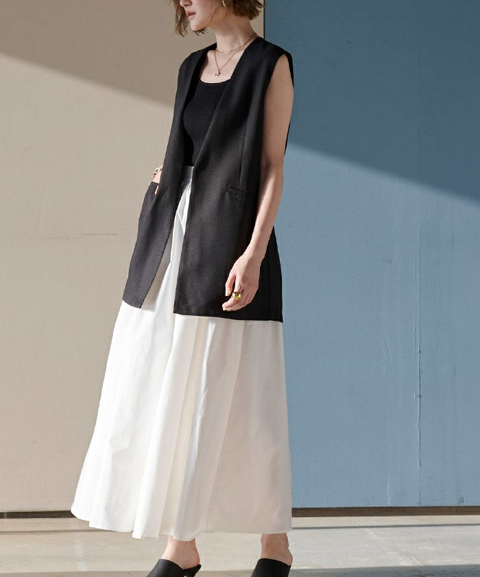 タフタボリュームギャザースカート | ur's（ユアーズ）