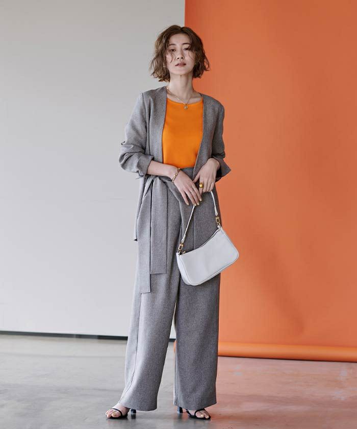 サマーニットオープンネックニットトップス【メール便可／90】 | ur 