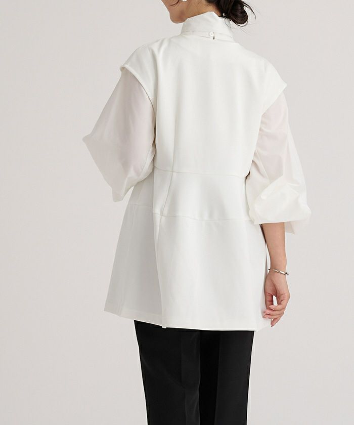 ボンディングペプラムトップス/ジレ | ur's（ユアーズ）