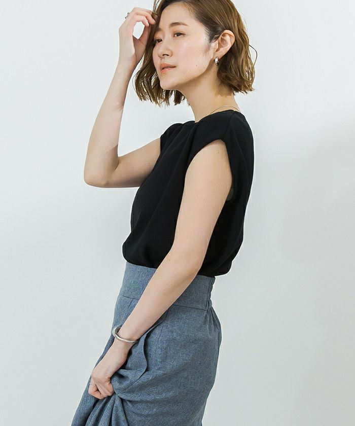 MARNI フレンチスリーブ トップス セール】サマーニット フレンチスリーブ トップス（Tシャツ