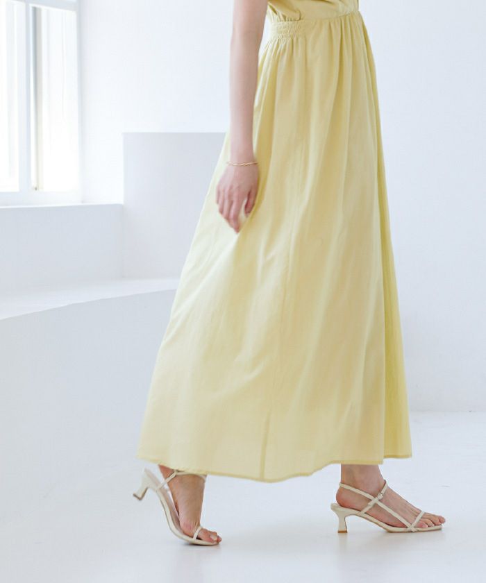 コットンVネックフレンチスリーブワンピース | ur's（ユアーズ）