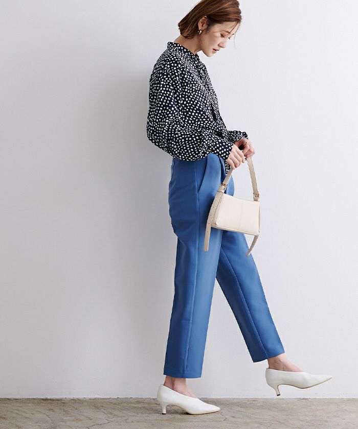 ダルメシアンプリントボウタイブラウス【メール便可／100】 | ur's