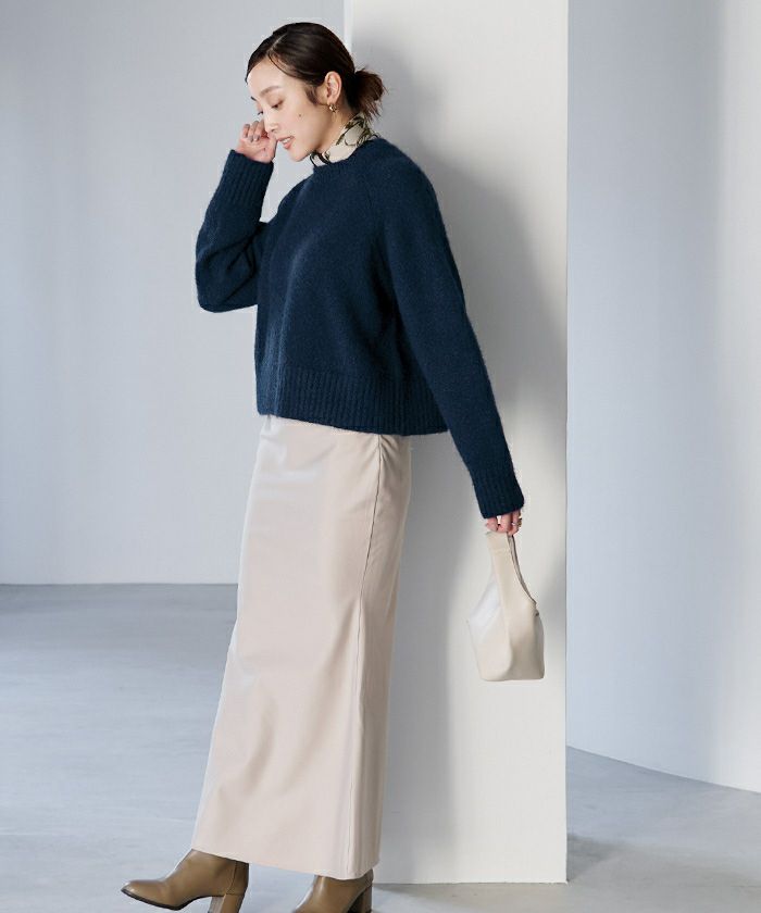 Goodenough ネイビー/クリーム セーター U字ネック 楽天市場】グッドイナフ ニットの通販