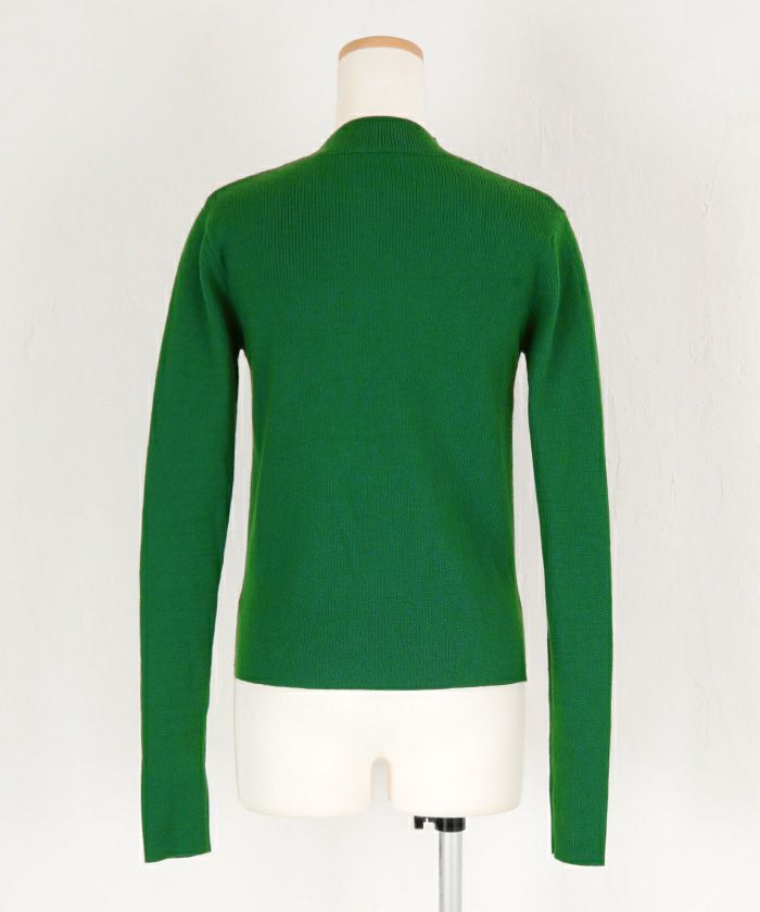 フィンガーホール付ハイネックベーシックリブニット | ur's（ユアーズ）