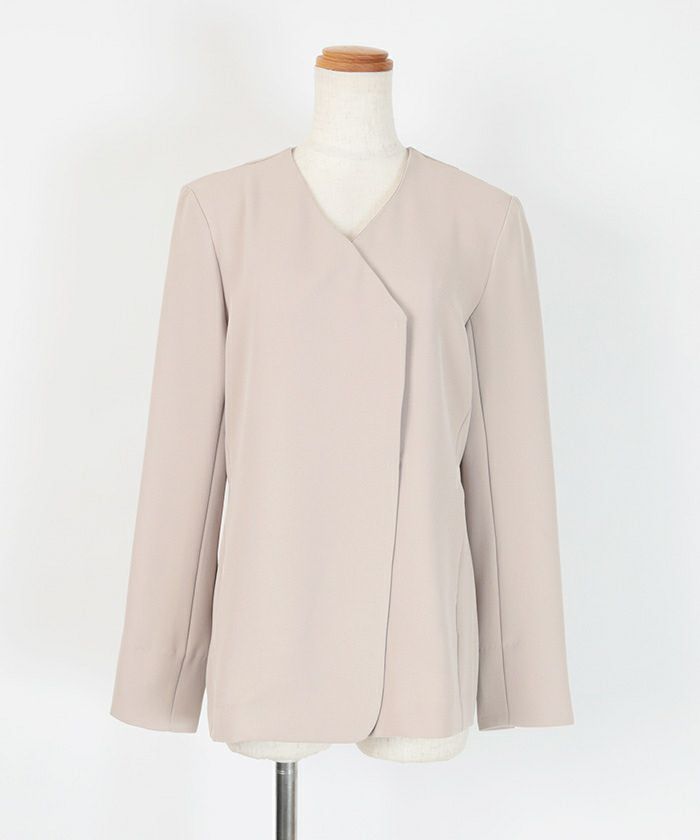 ノーカラーダブルジャケット | ur's（ユアーズ）