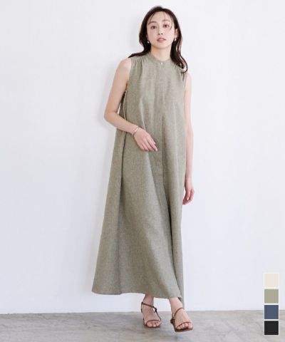バッククロス切替フレアマキシワンピース | ur's（ユアーズ）
