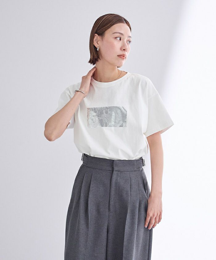 箔プリントTシャツ【メール便可／80】 | ur's（ユアーズ）