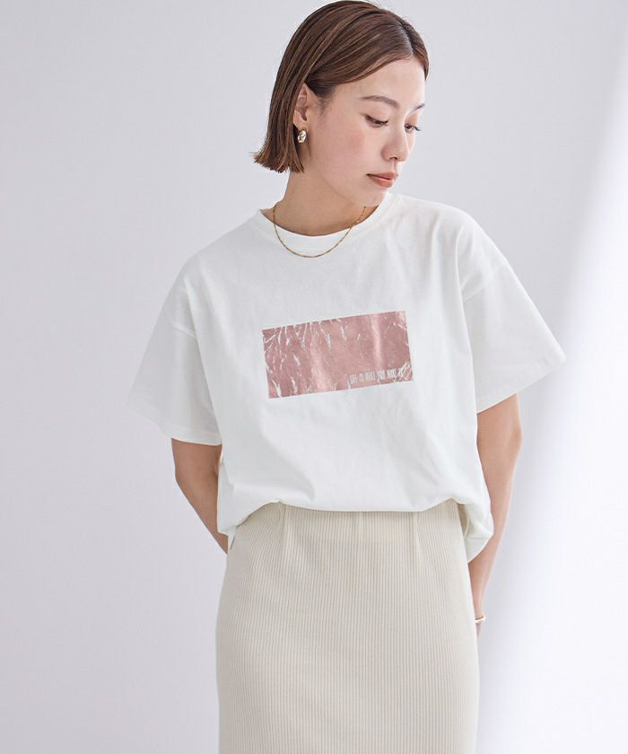 箔プリントTシャツ【メール便可／80】 | ur's（ユアーズ）