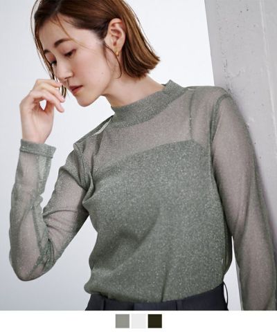 AURALEE＞ボートネック ロングスリーブ カットソー