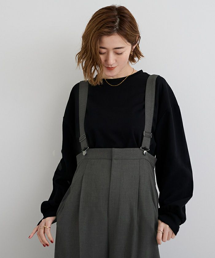 センタープレスダブルサロペットパンツ | ur's（ユアーズ）