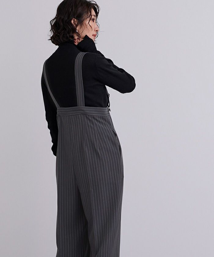 センタープレスダブルサロペットパンツ | ur's（ユアーズ）