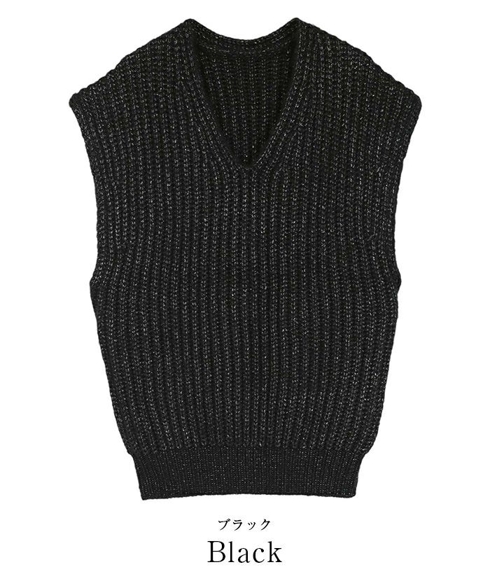 未使用品】1piu1uguale3 GOLF クルーネックニットベスト 4