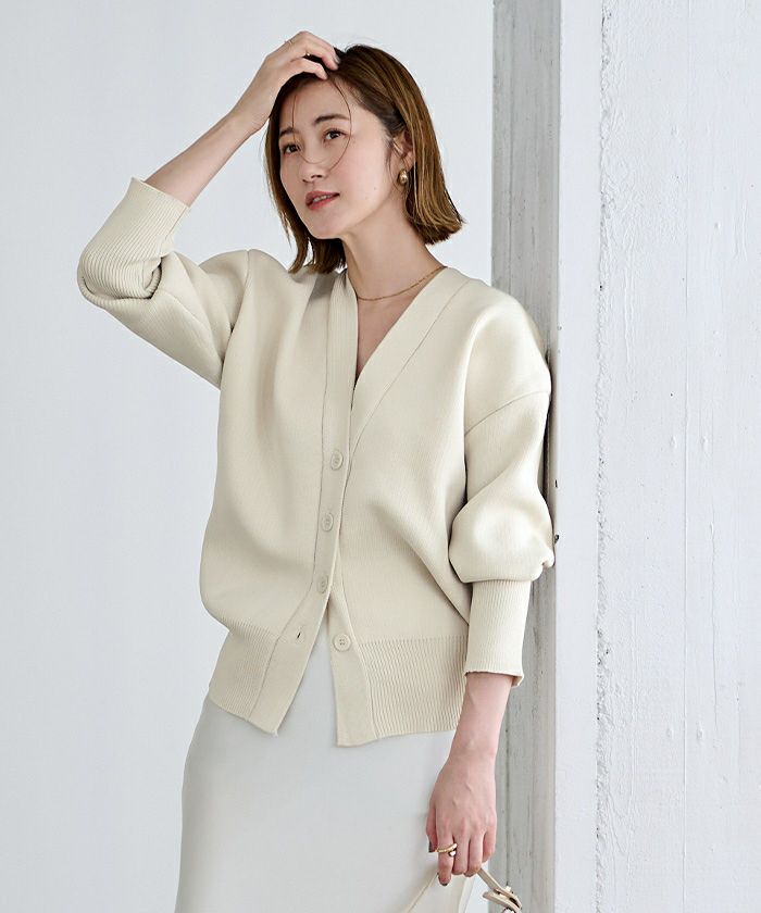 【希少】Miss Dior ベージュ Vネック ノースリーブニット　サイズM セール】コットン Vネック ノースリーブニット（ニット/セーター