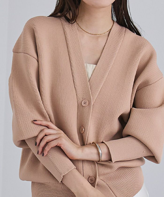 スポンディッシュVネックニットカーディガン | ur's（ユアーズ）