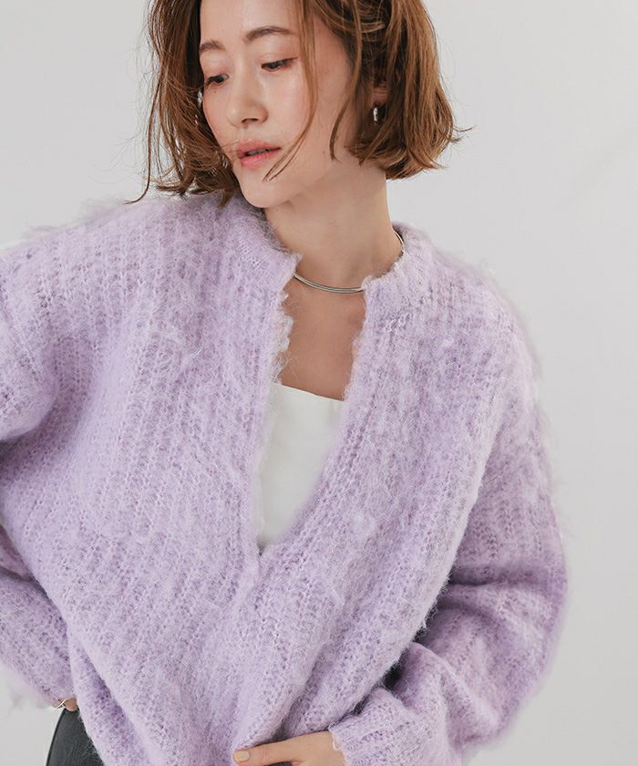 NINA RICCI Collection Knit 持ち出そ Dress モヘア ニット 