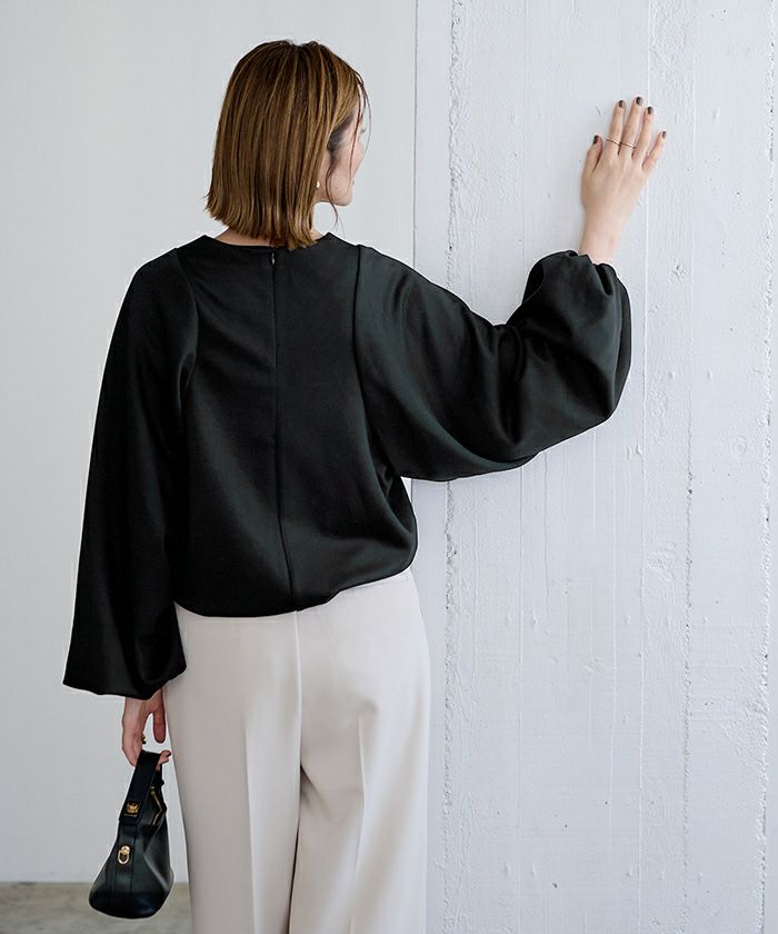 Balloon Sleeve Pullover/バルーンスリーブプルオーバー【MAISON