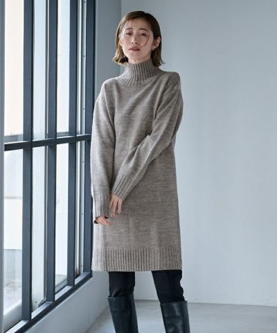 ハイネックミディニットワンピース | ur's（ユアーズ）