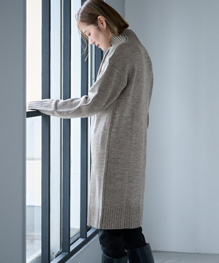 ハイネックミディニットワンピース | ur's(ユアーズ) ハイネックミディニットワンピース | ur's(ユアーズ)