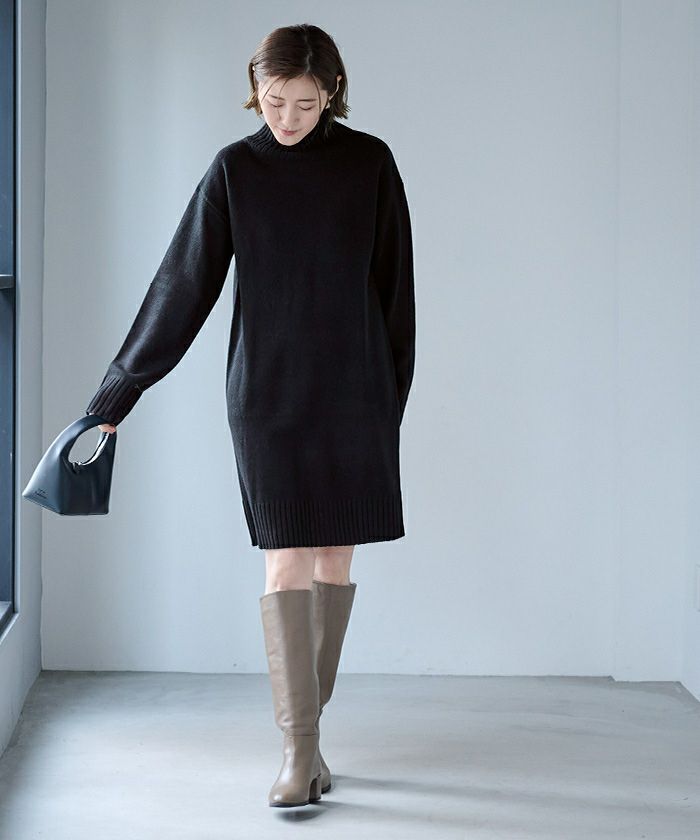 ハイネックミディニットワンピース | ur's（ユアーズ）