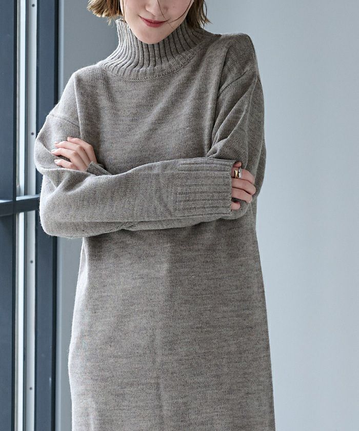 ハイネックミディニットワンピース | ur's（ユアーズ）