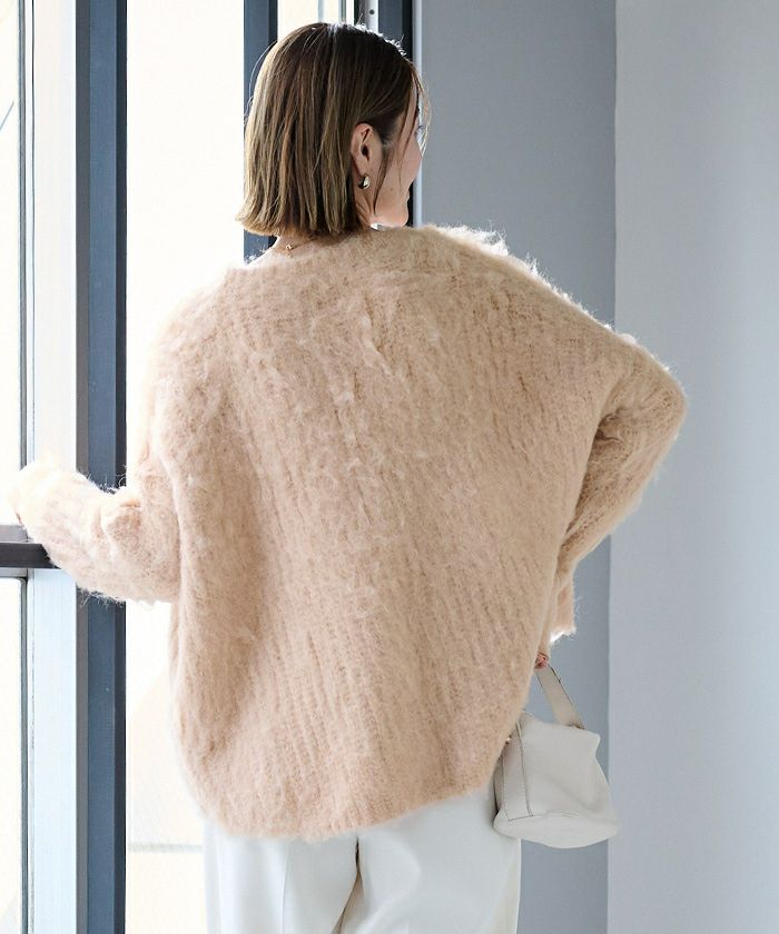 モヘアタッチボートネックニット | ur's（ユアーズ）