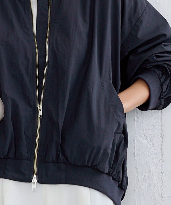 MAISON MARGIELA ジップアップ ネイビー ドライバーズニット