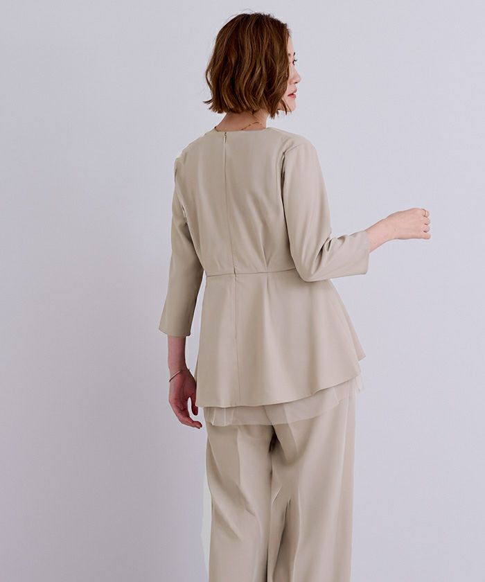 キーネックチュールティアードトップス | ur's（ユアーズ）