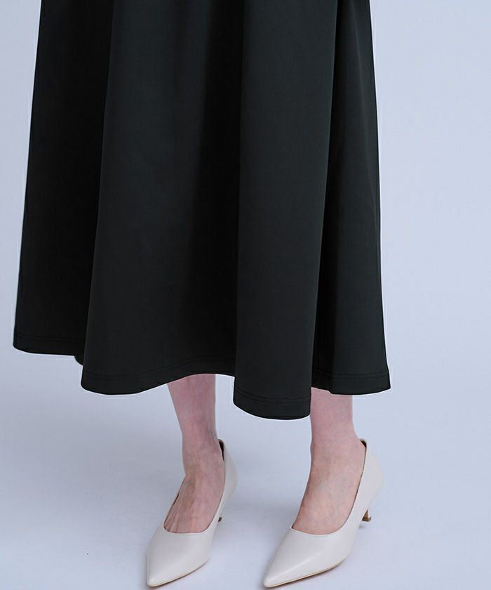 美品★THE ROW★キーネック★ 異素材★ストレート★ワンピース キーネック」に該当するワンピース（ロング・マキシ丈