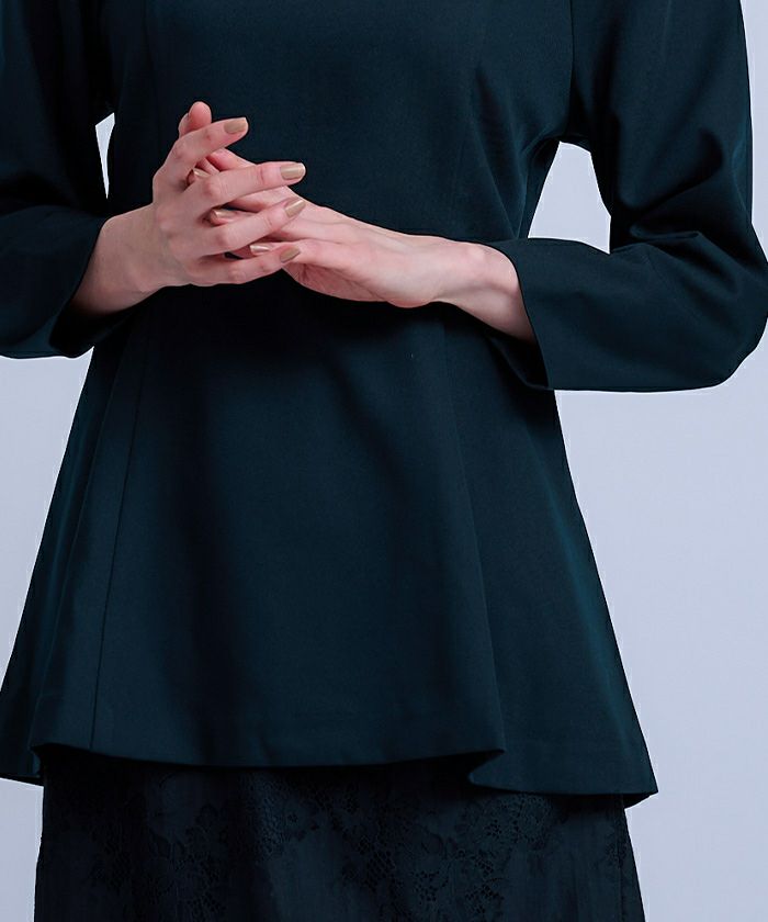 MARNI 2019ss クルーネック パフスリーブ ブラウス