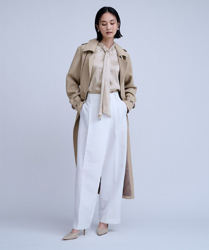M*)様 Usaato うさとの服 ストライプ ハイネック 長袖 ブラウス 楽天市場】うと（レディースファッション）の通販