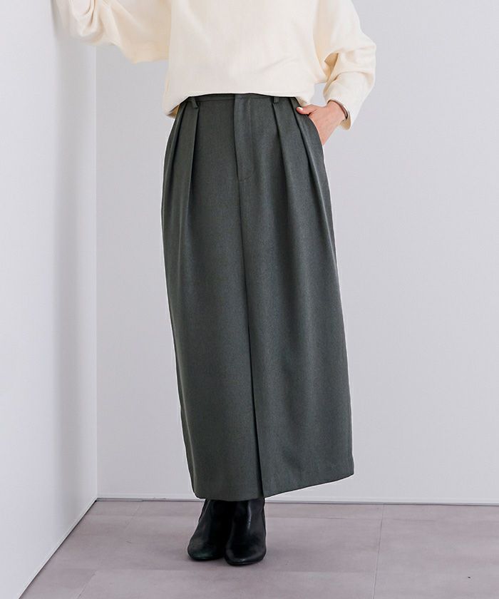 ウエストラインタックストレートスカート | ur's（ユアーズ）