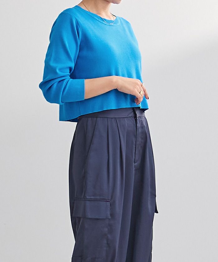 即日発送　未使用 24AW ELENA DAWSON クロップドニット 即日発送 未使用 24AW ELENA DAWSON クロップドニット 即日発送 未使用