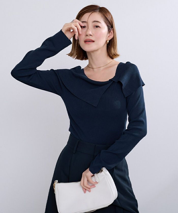 Rady ケープニットコート アイボリー Sサイズ