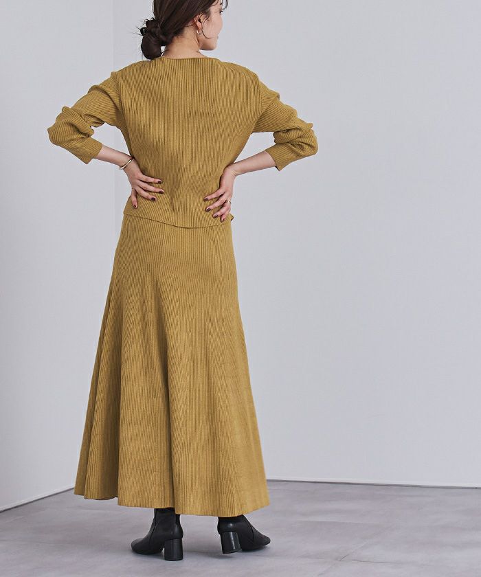 【ニットアップ】NOLLEY'S/ハミルトンNYリブスカート&プルオーバーニット ニットアップ】NOLLEY'S/ハミルトンNYリブスカート&プル