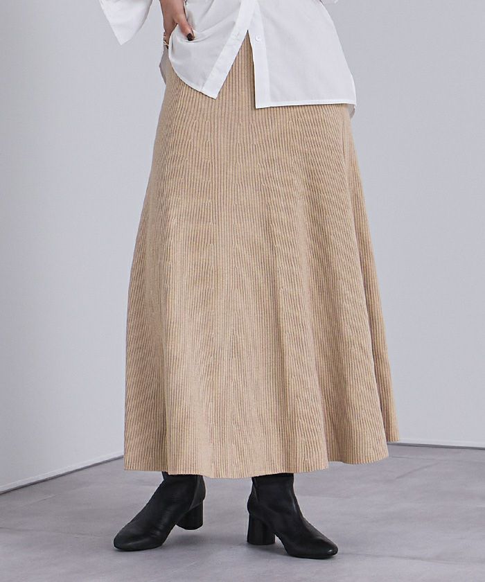 【ニットアップ】NOLLEY'S/ハミルトンNYリブスカート&プルオーバーニット ニットアップ】NOLLEY'S/ハミルトンNYリブスカート&プル