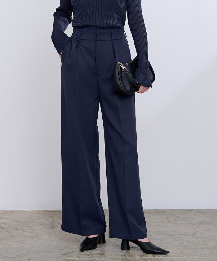 AURALEE タック入りワイドパンツ AURALEE（オーラリー）の「＜AURALEE＞チノワイドパンツ Ψ