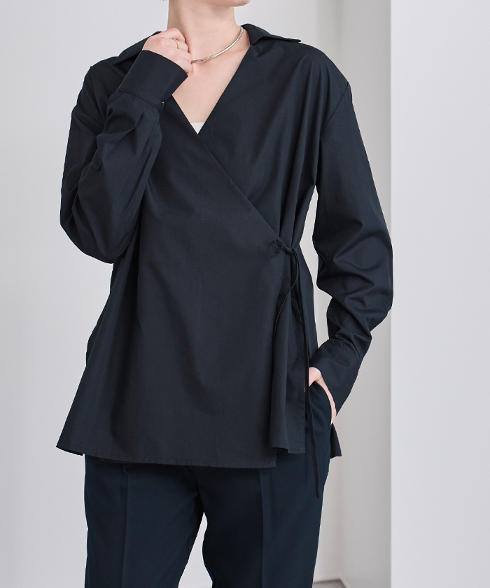 スキッパーラップシャツ【メール便可／100】 | ur's（ユアーズ）