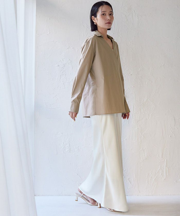 スキッパーラップシャツ【メール便可／100】 | ur's（ユアーズ）