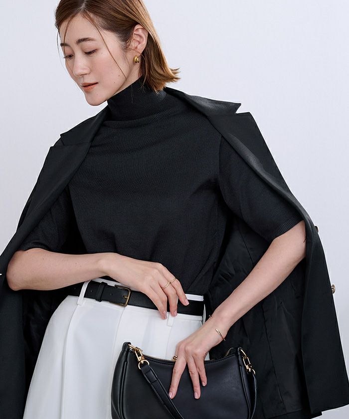 THE ONENESS - HighNeck Jersey / ハイネック ジャージ | laid-back