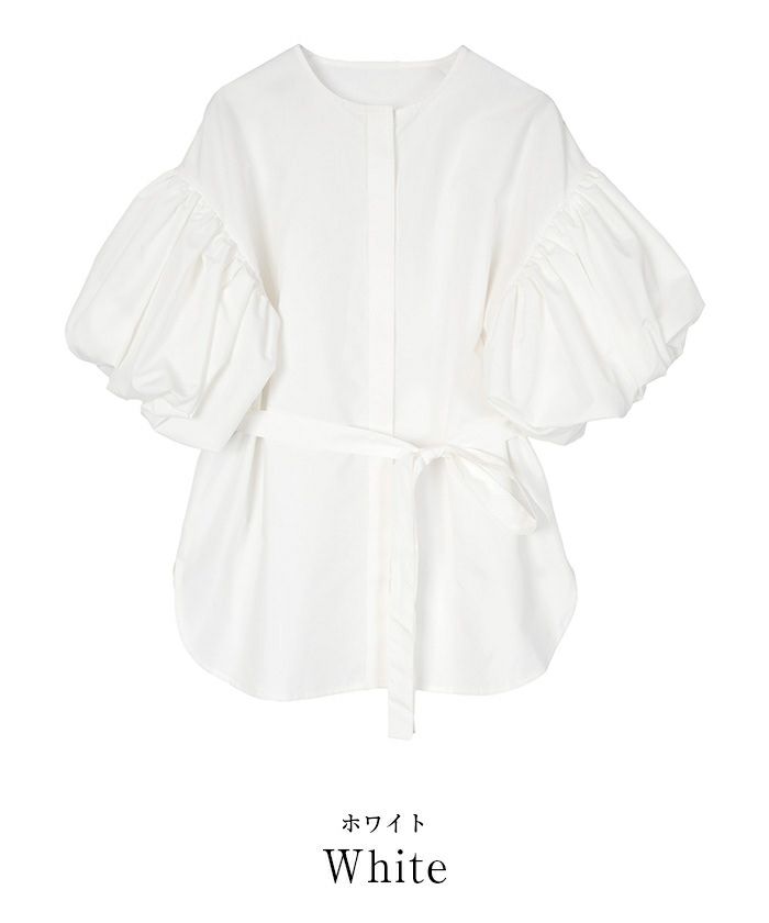 【YUKI】バルーンカラートップス2点 セルフォード sono 好きな方 HANAE MORI×CELFORDコラボ】ラッフルボリュームシャツ(ブラウス