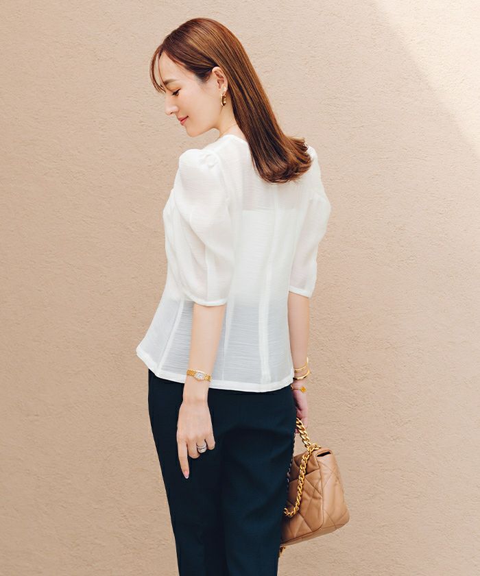 パワーショルダーウエストシェイプトップス【メール便可／60】 | ur's