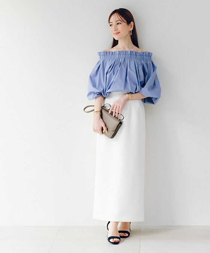 フリルオフショルダーボリュームブラウス | ur 