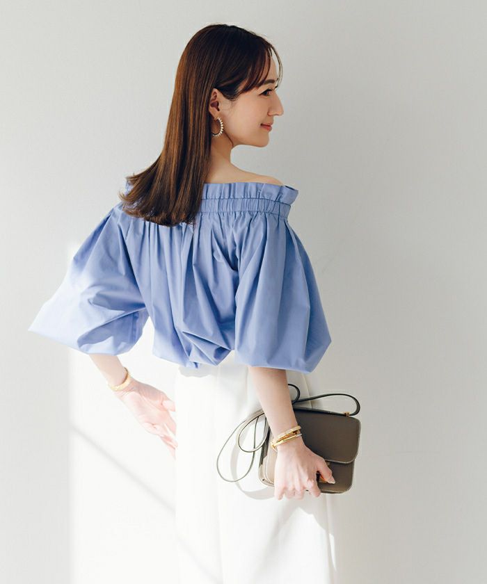 フリルオフショルダーボリュームブラウス | ur 