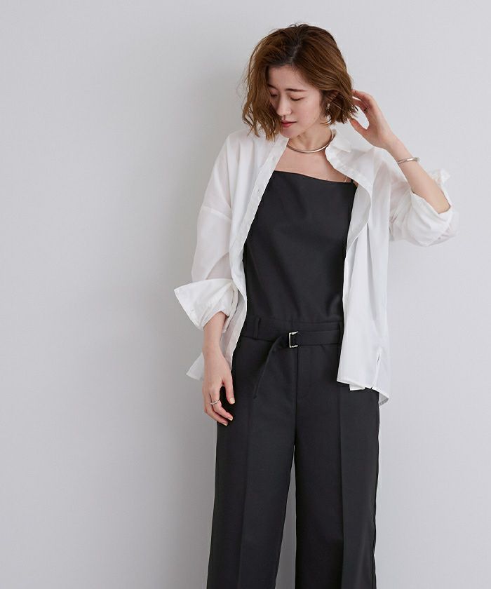 ベルト付ローウエストオールインワン | ur's（ユアーズ）