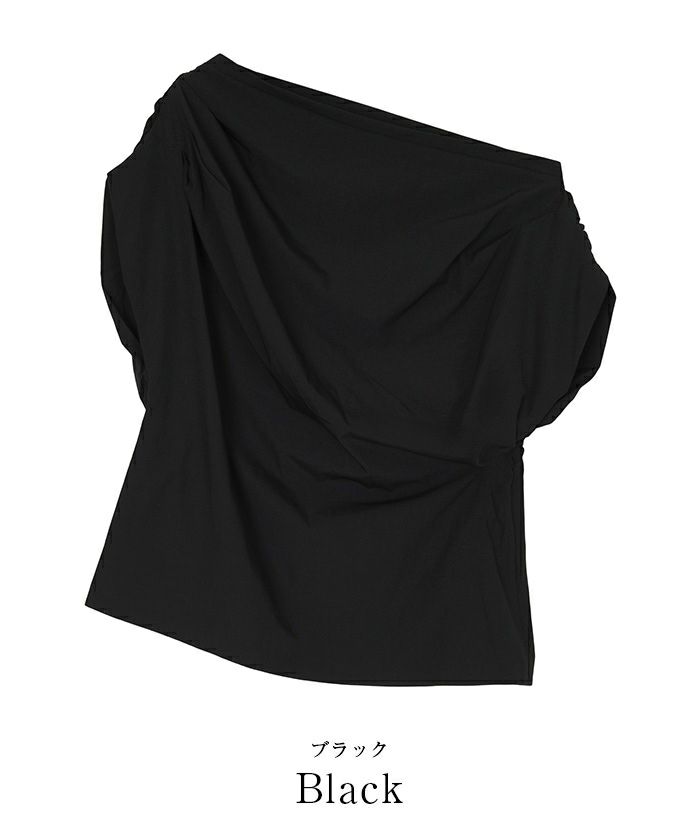 Y's ドレープたっぷり！　ブラックトップス LÝFT Box Logo Standard Fit Stretch Tanktop - Black